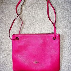 Coach Leather Envelope Handbag